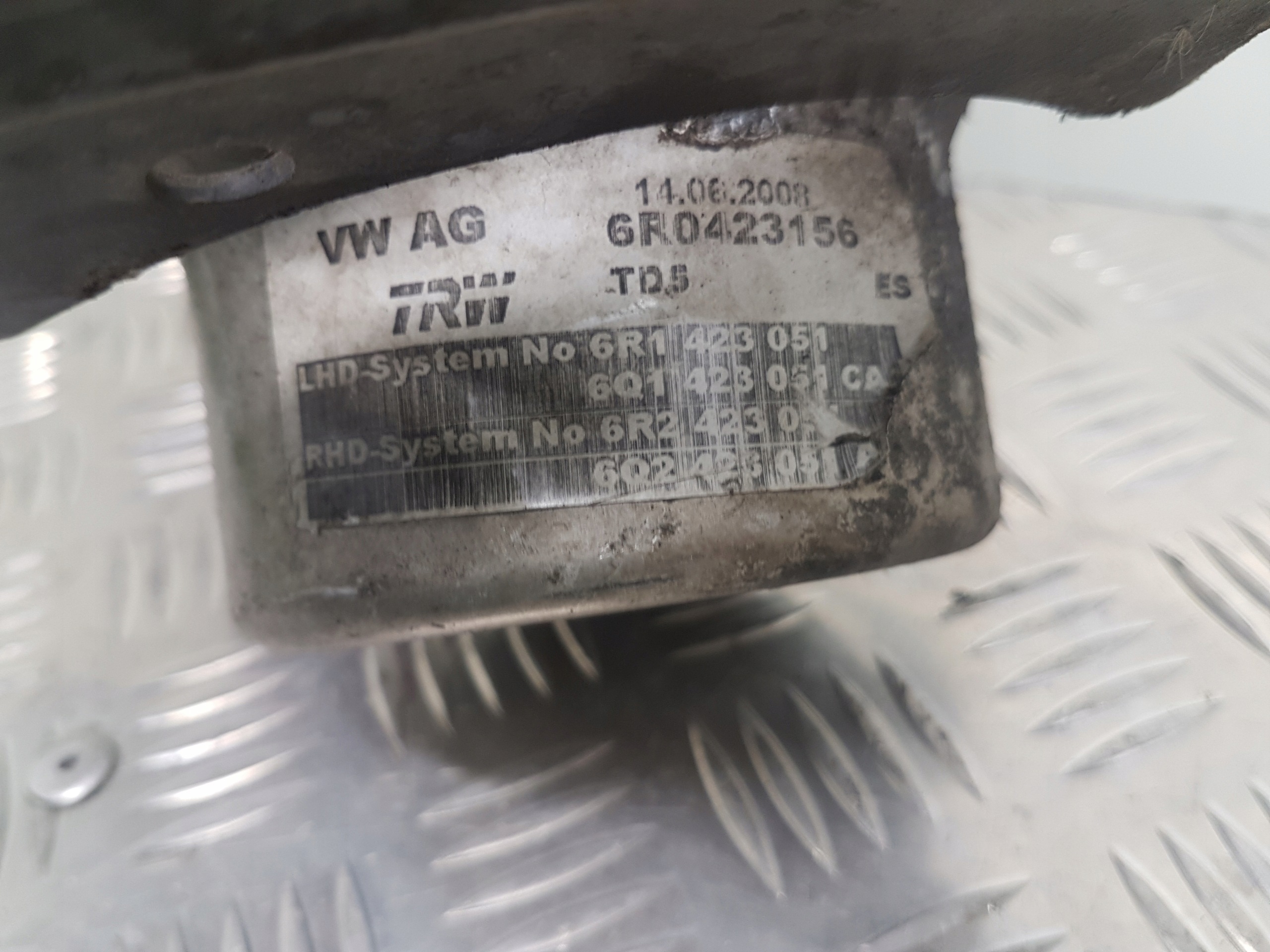 servo pump electrical SKODA FABIA 2 6R0423156
