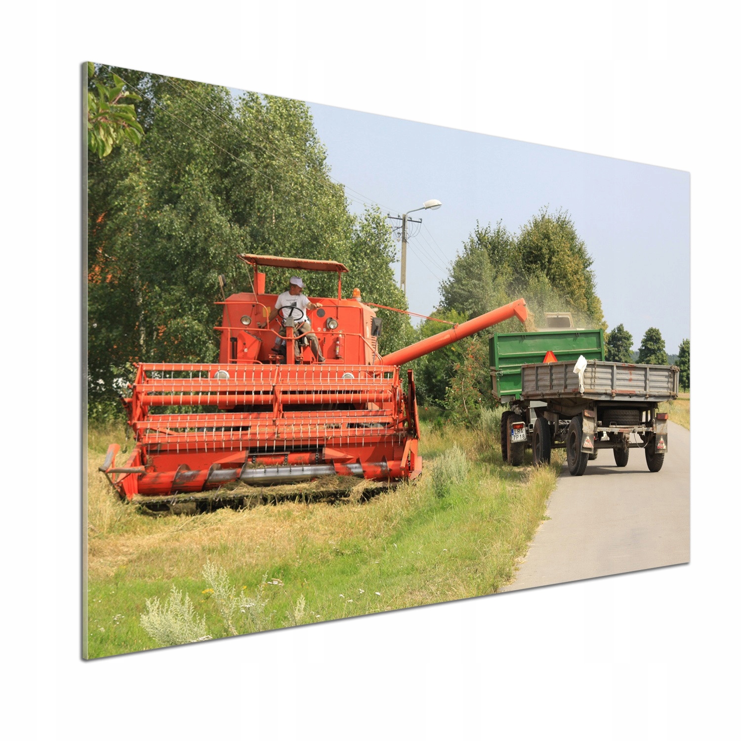 Sklenený panel do kuchyne Kombajn 100 x 70 cm Lepidlo