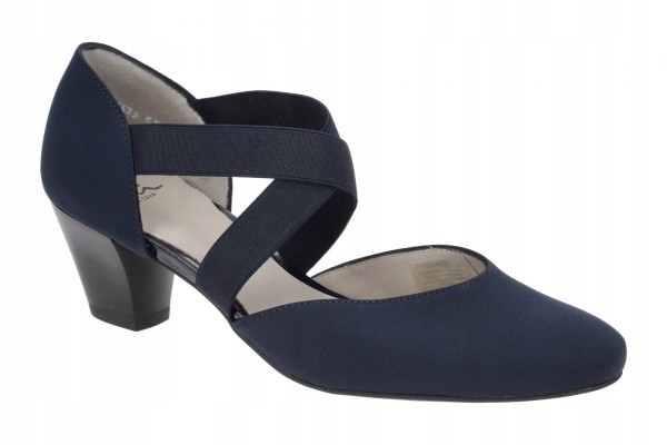 Ara Dámské Lodičky S Tmavě Modrým Podpatkem 38,5 1S3E