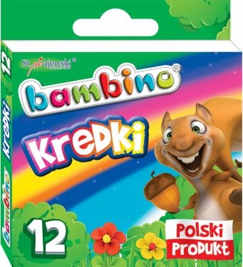 

Kredki świecowe Bambino/ 12kol.