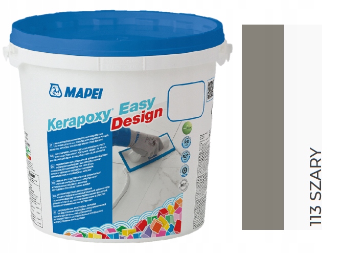 Mapei Fuga Epoksydowa Kerapoxy Easy Design 113 3kg Kolor Szary