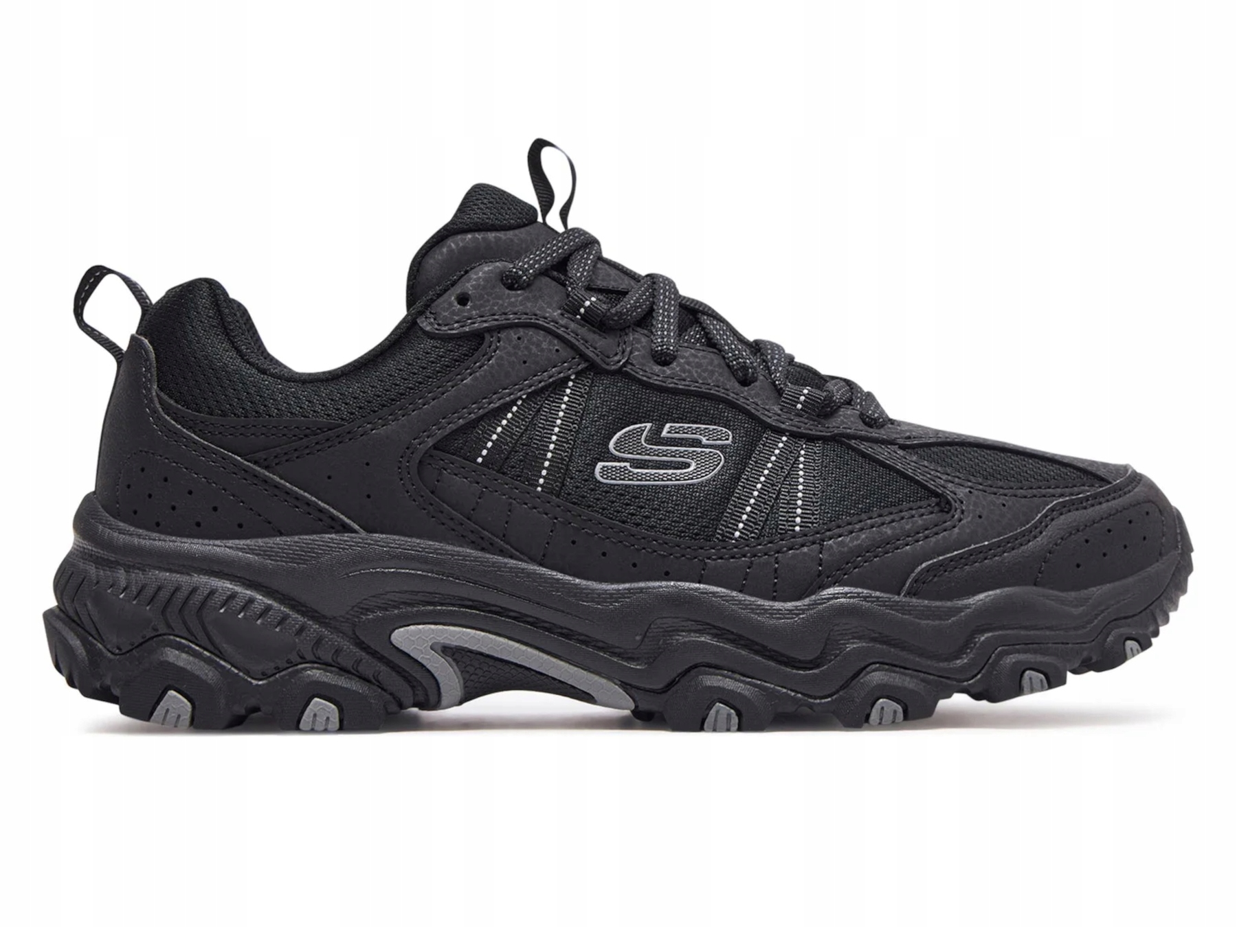 Pánské boty Skechers Stamina 237527-BBK terénní Trekkingové černé 42,5