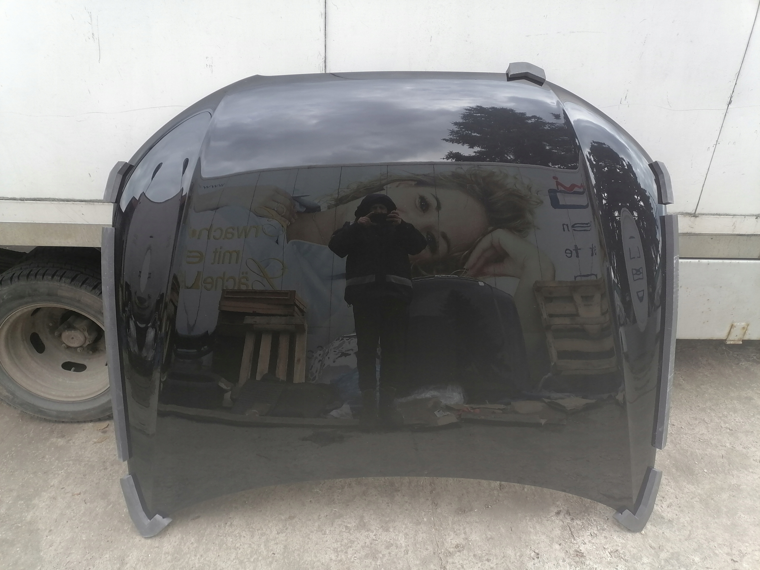 Cofano audi a4 b8 przedlift ly9b UZYWANA nr 1