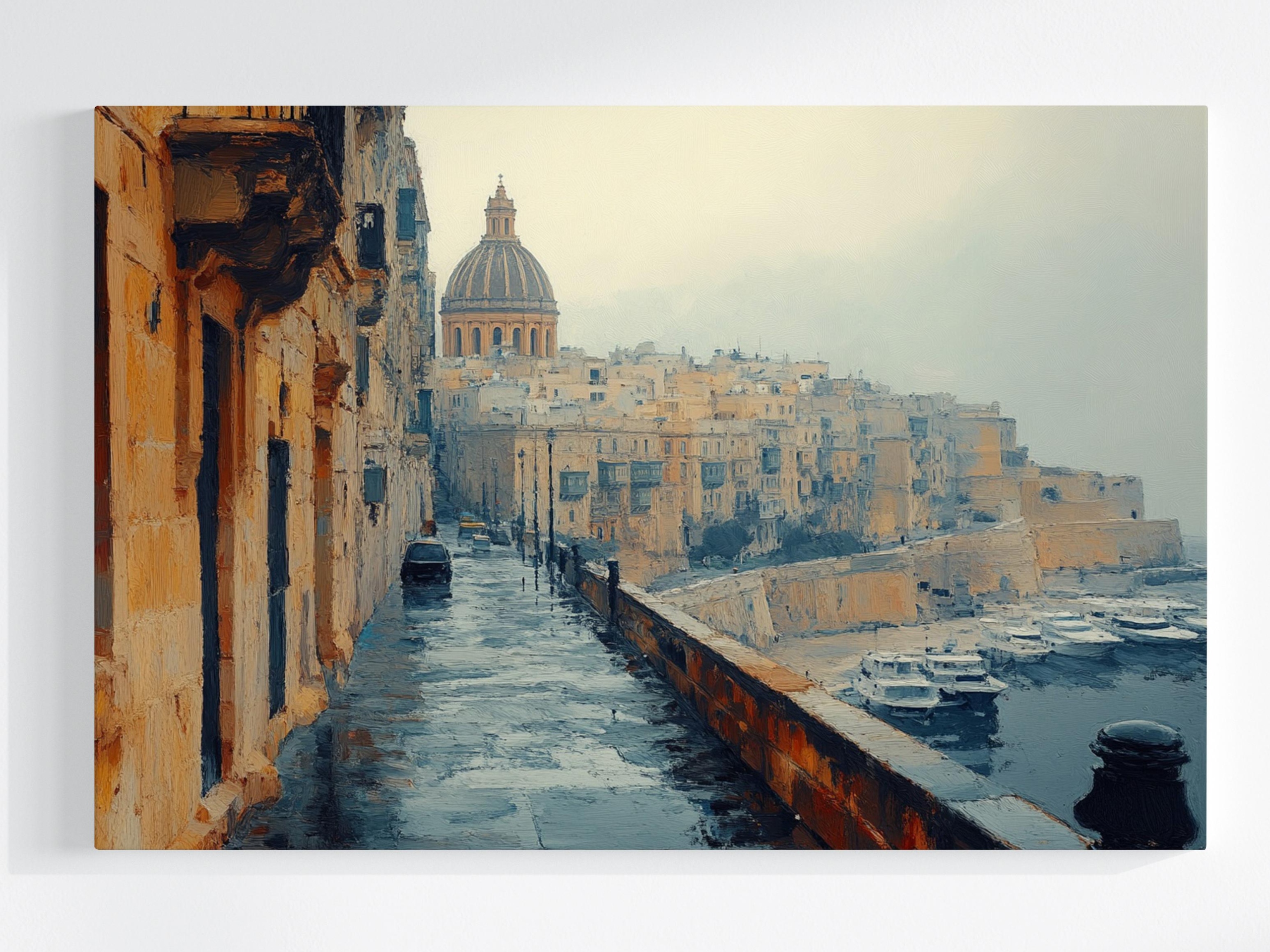 Obraz Na Plátně Canvas Architektura Město Malta Valletta Katedrála 120x80