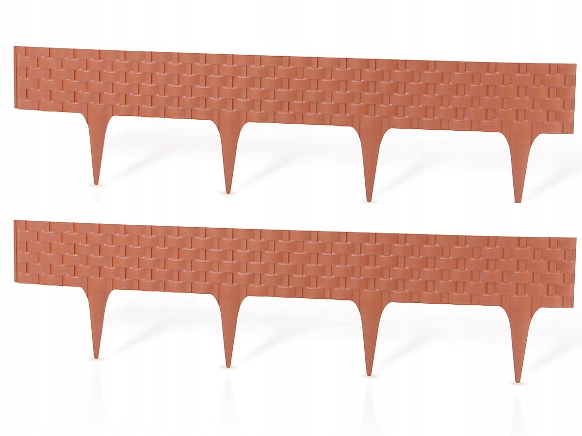 PALISADA płotek ogrodowy terakota 80 cm RATAN — 15