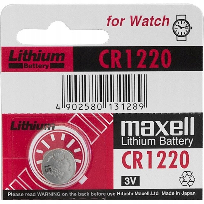 

Bateria litowa guzikowa Maxell CR1220 3V 1 szt.