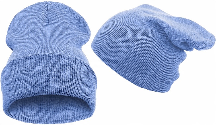 

Czapka Beanie Smerfetka Dwuwarstwowa niebieska Hit