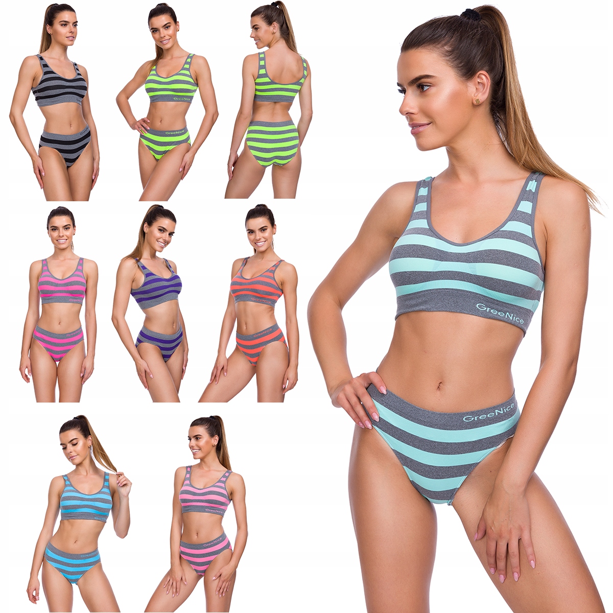 TOP SPORTOWY PUSH-UP PASKI SIŁOWNIA FG3775 XL/2XL Marka Inna marka