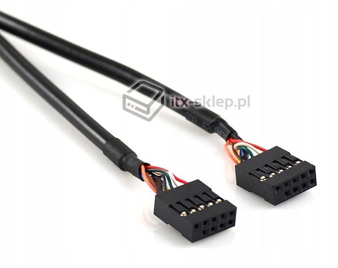 

Kabel Usb wewnętrzny 9pin F-f żeńsko-żeński 55cm