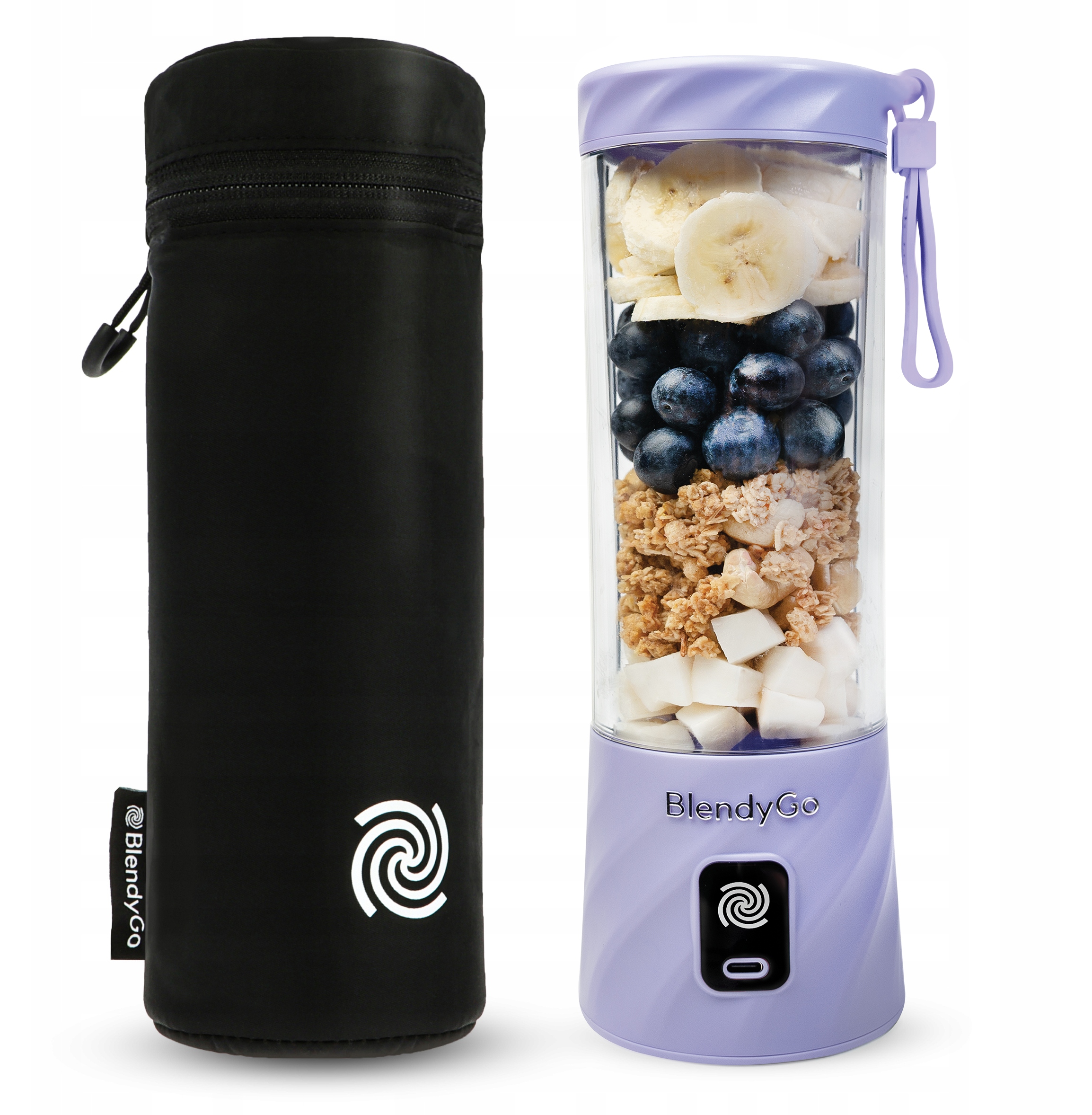 Set Puzdro bezdrôtový mixér Prenosný pohár BlendyGo 3 Usb