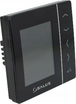 Salus VS35 denný digitálny regulátor teploty Čierny