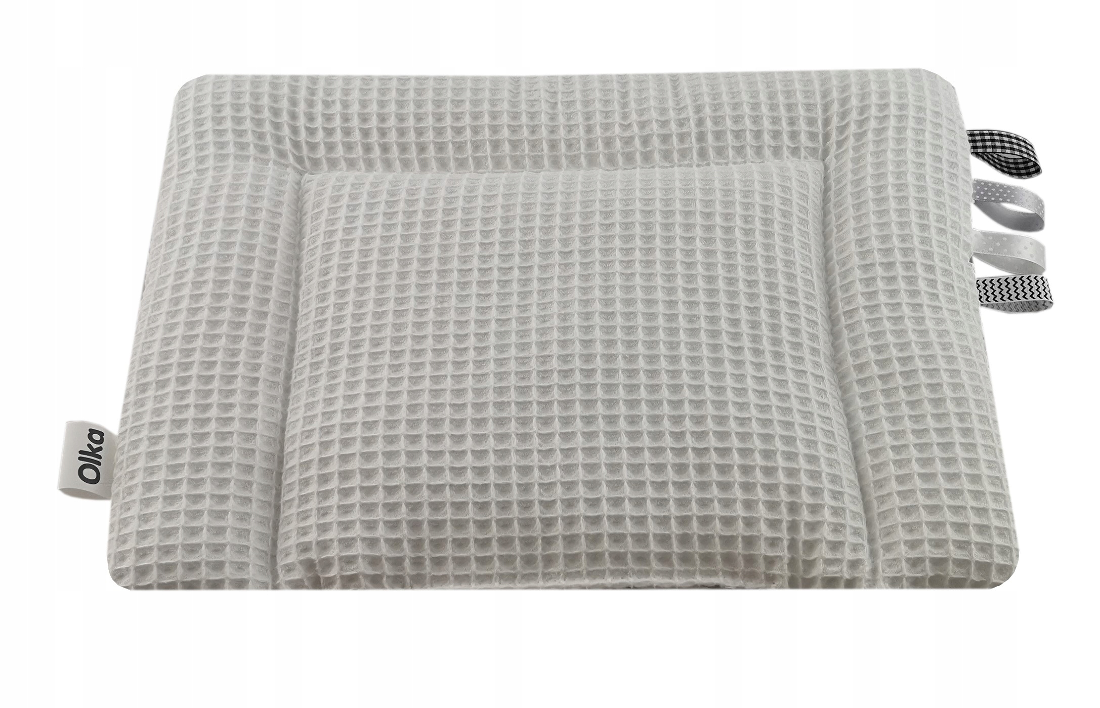 

Poduszka do wózka łóżeczka Wafelek 30x40 biał Olka
