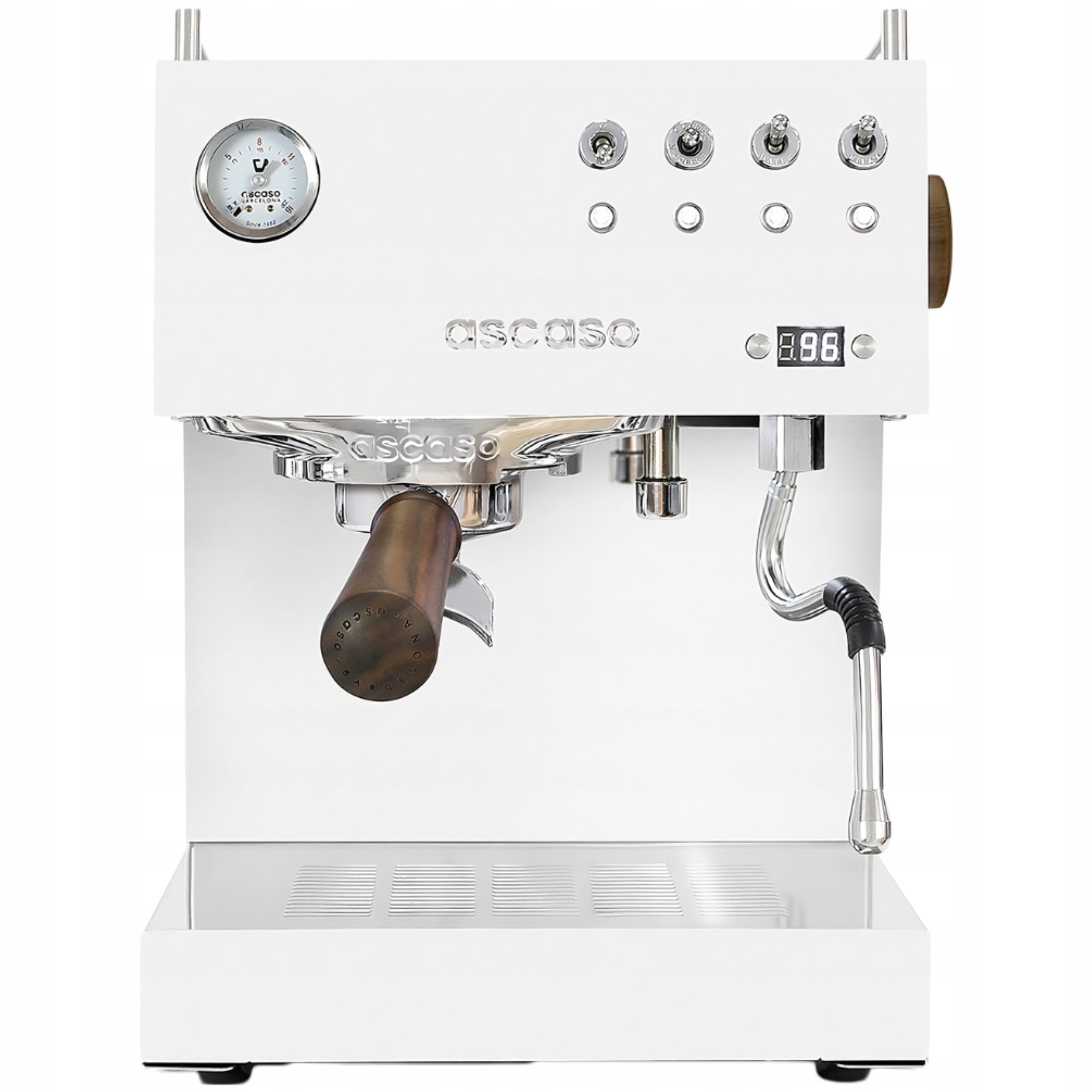 Ekspres do kawy Ascaso Steel Duo Pid V2 White&Wood