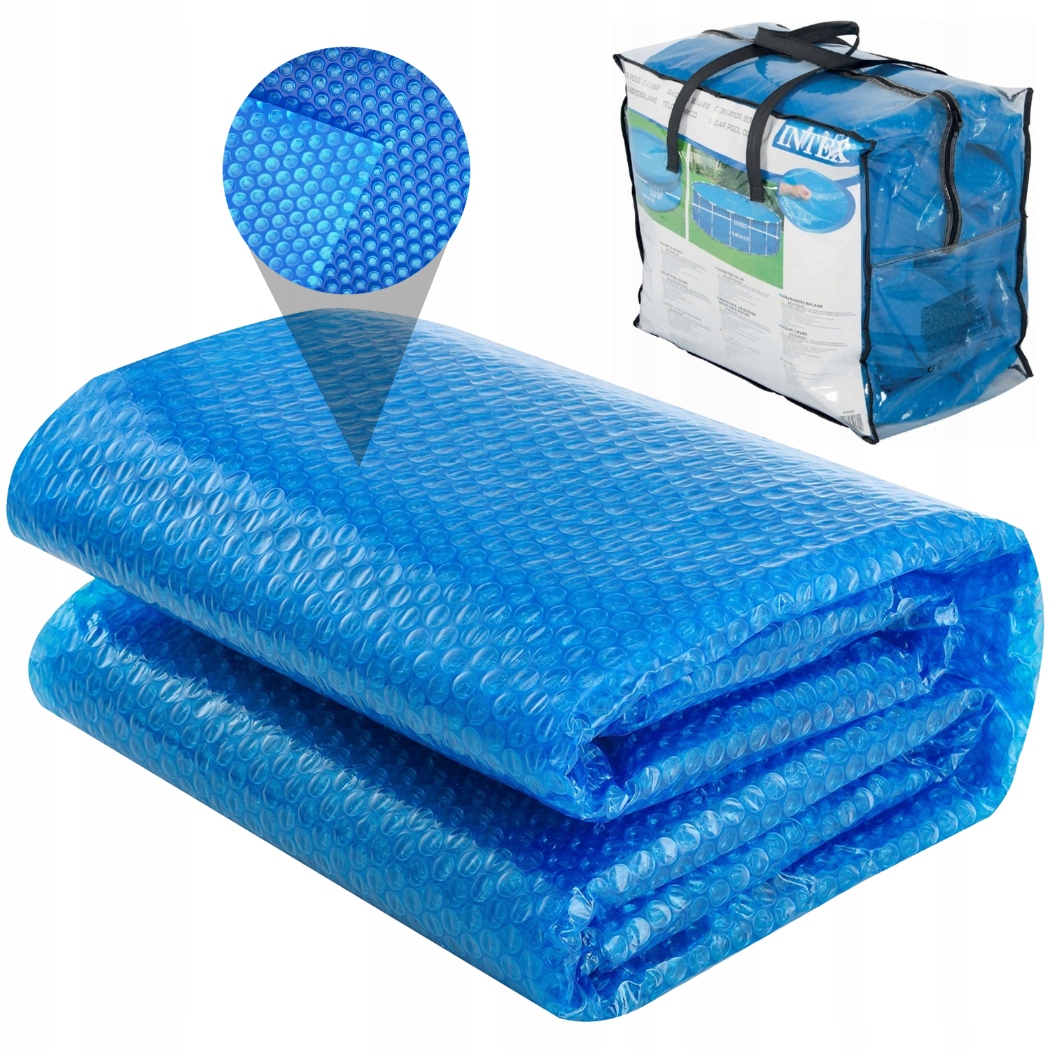 Silná Topná Pokrývka Plová Krycí Plachta Do Bazénu 400X200 Intex 29028