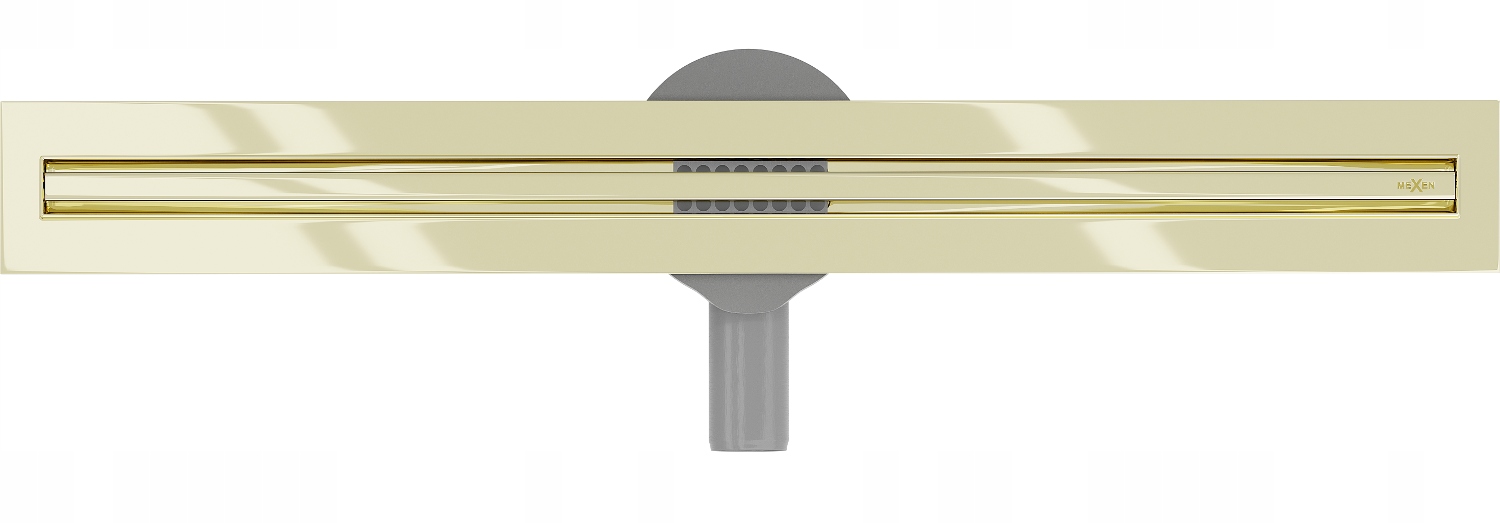MEXEN FLAT SLIM ODPŁYW LINIOWY OBROTOWY ZŁOTY 70 Długość 70 cm
