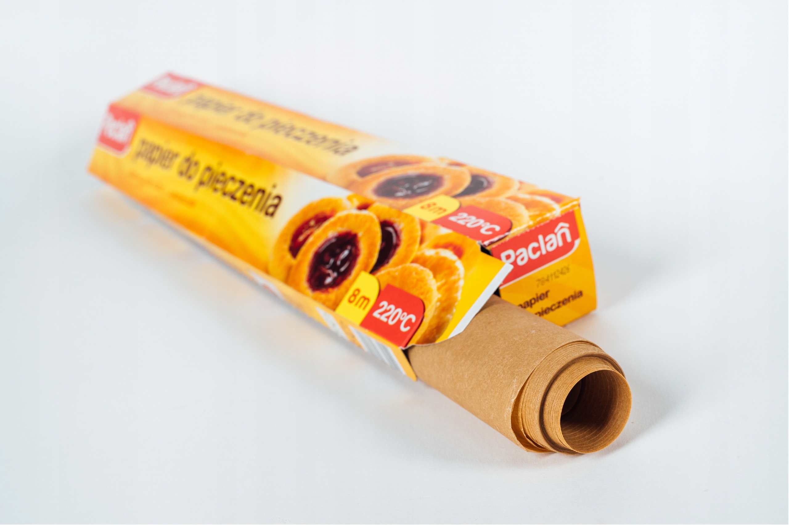 Papier do pieczenia Paclan 800 cm x 38 cm brązowy Marka Paclan