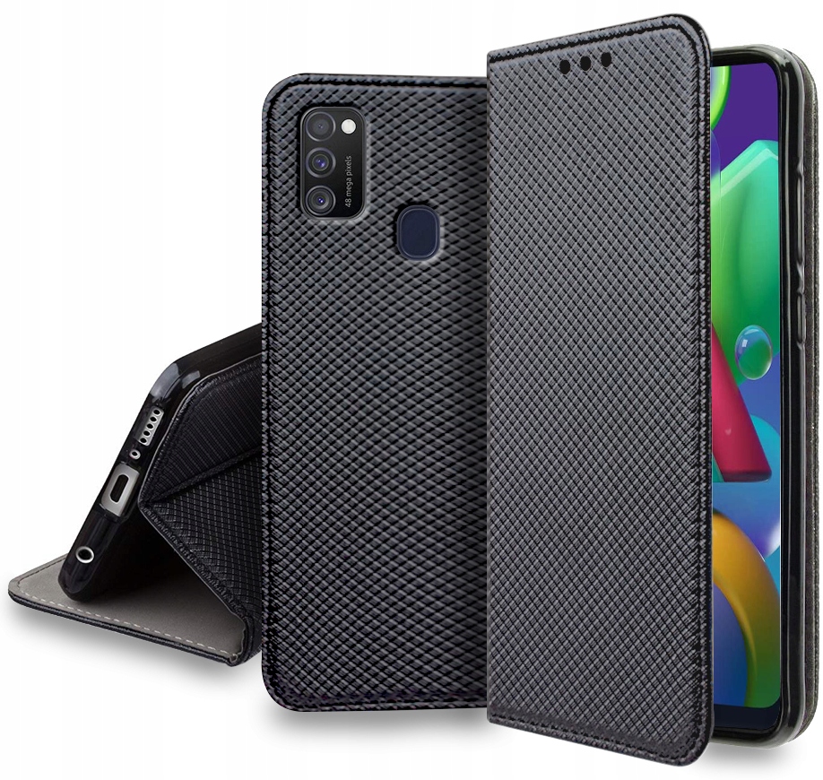 

Etui Portfel na Magnes Szkło do Samsung Galaxy M21