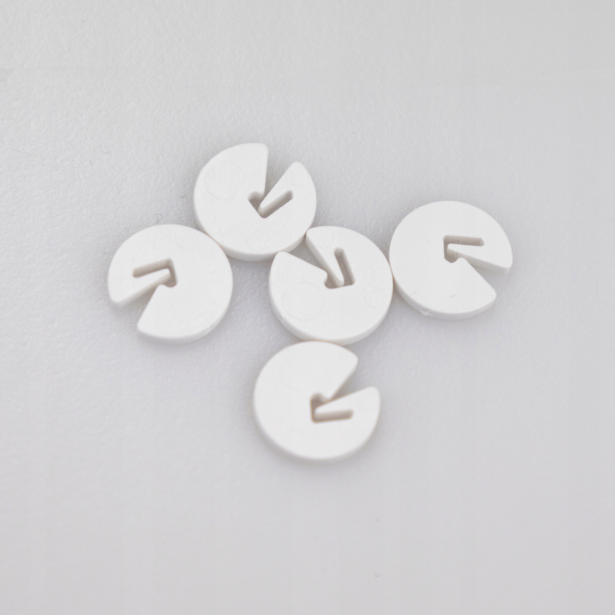 STOPER biały ogranicznik łańcuszka blokada 5 szt. Rodzaj obciążnik