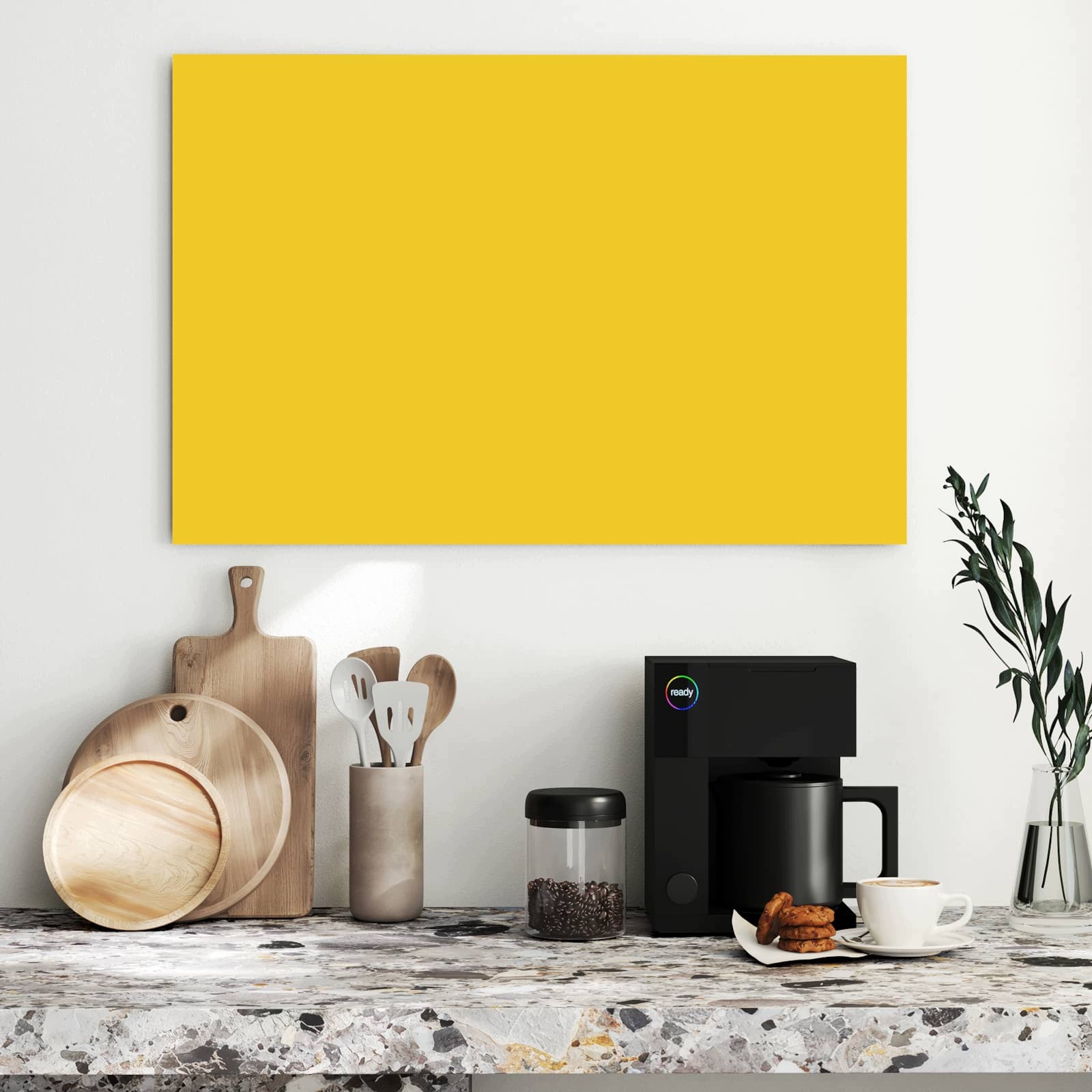Magnetická tabule Oranžové Pozadí II 90 × 60 cm