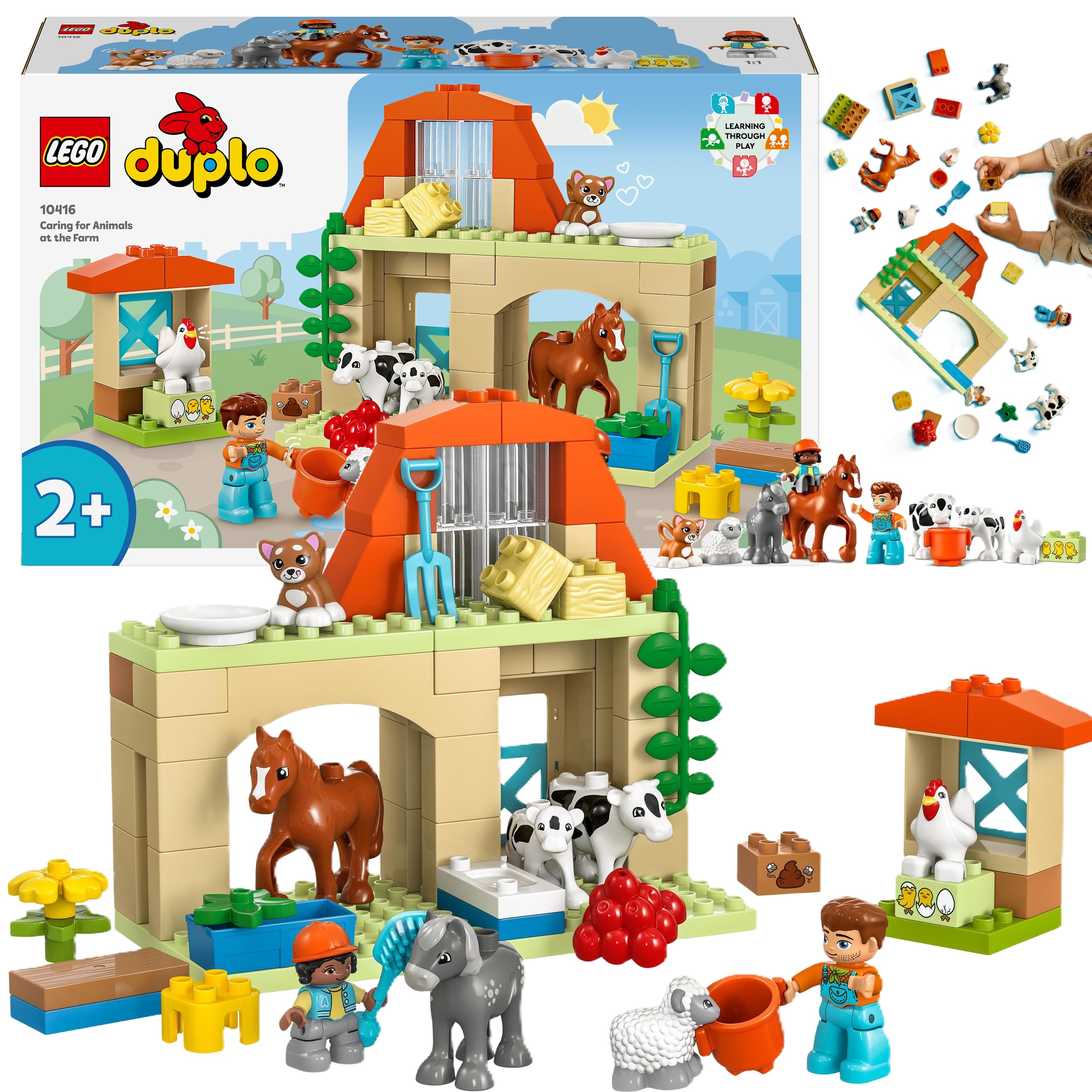 Lego Duplo Opieka Nad Zwierzętami Na Farmie Zestaw Święta Mikołaj