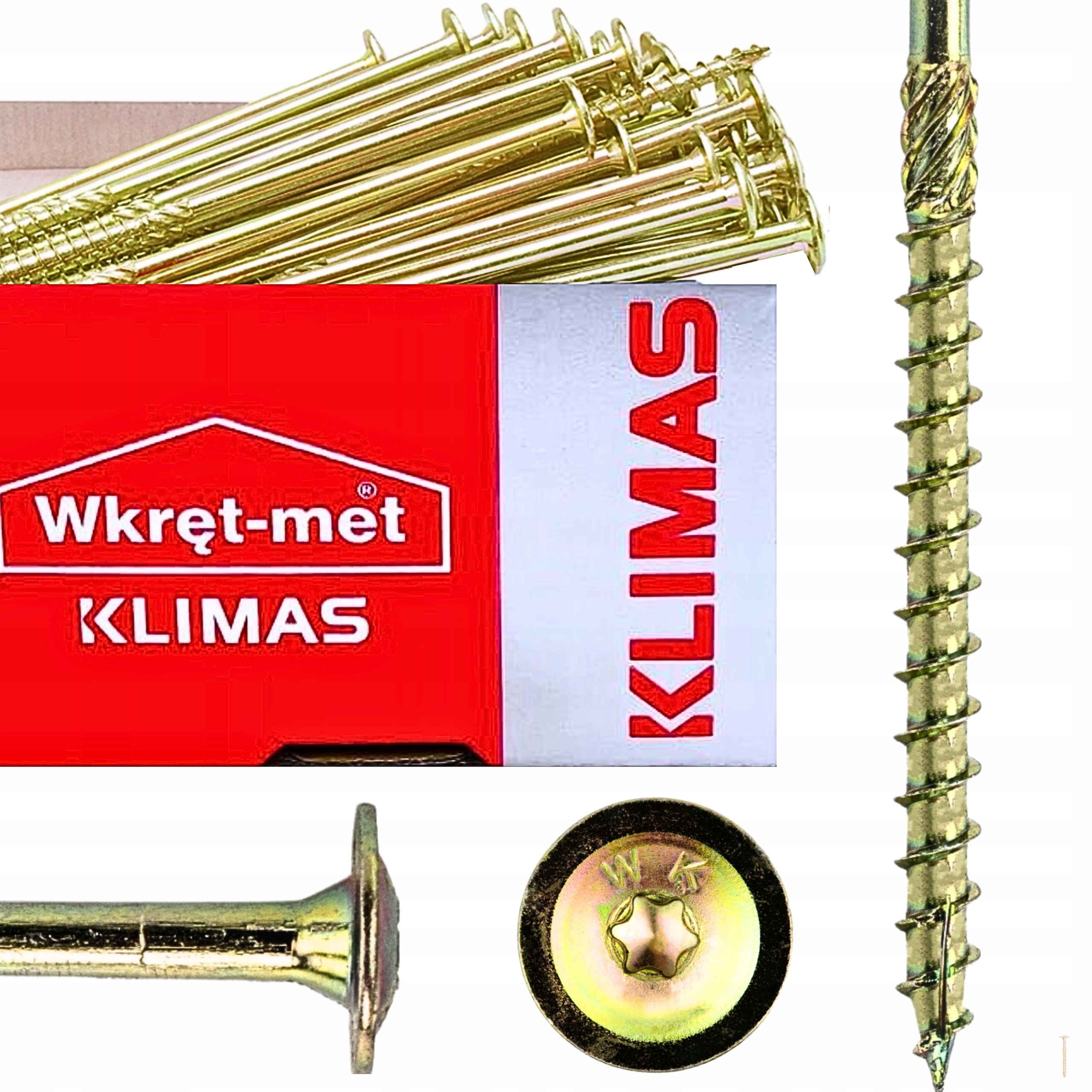 

Wkręty Ciesielskie Talerzowe 8x300 Torx 50szt