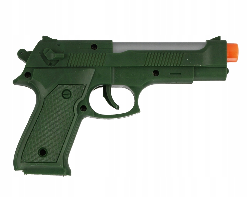 PISTOLET POLICYJNY Z ŚWIATŁEM I DŹWIĘKIEM 3 KOLORY Seria PISTOLET Z DŻWIĘKIEM