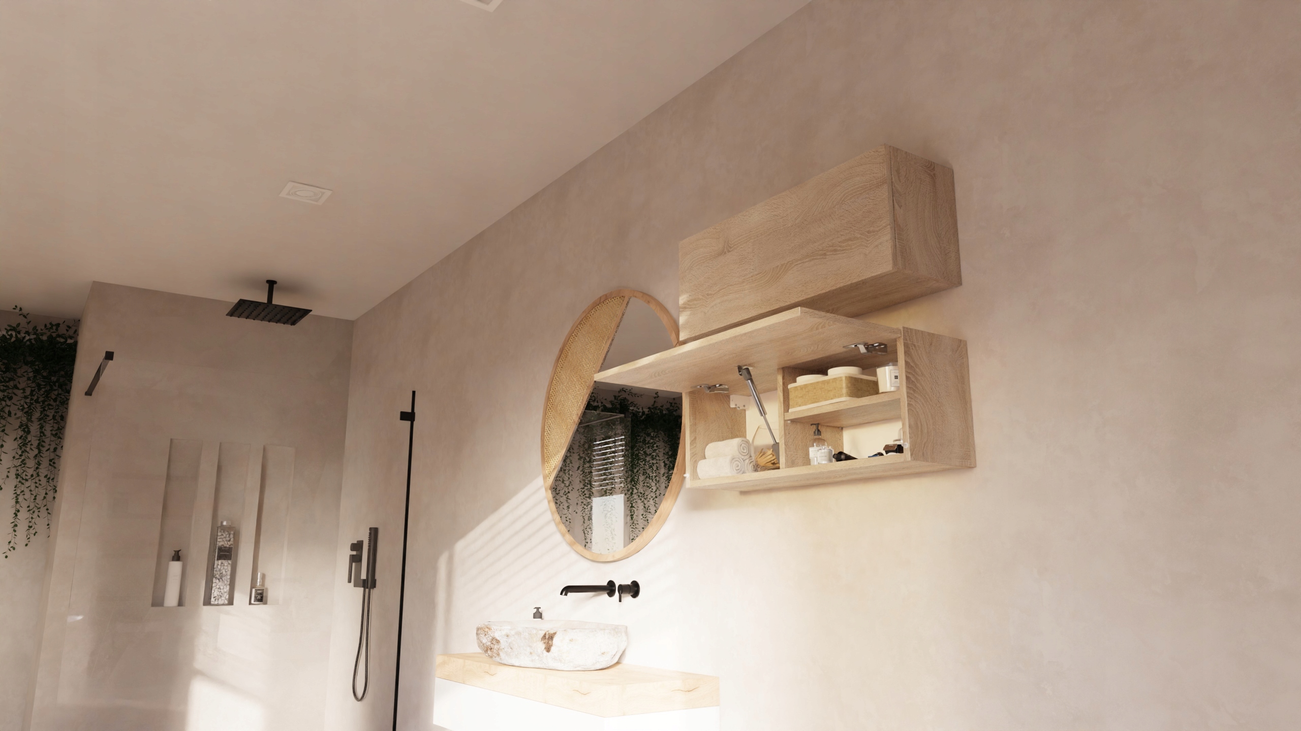 Szafka łazienkowa 80 cm wisząca dąb sonoma Kolor frontów dąb sonoma