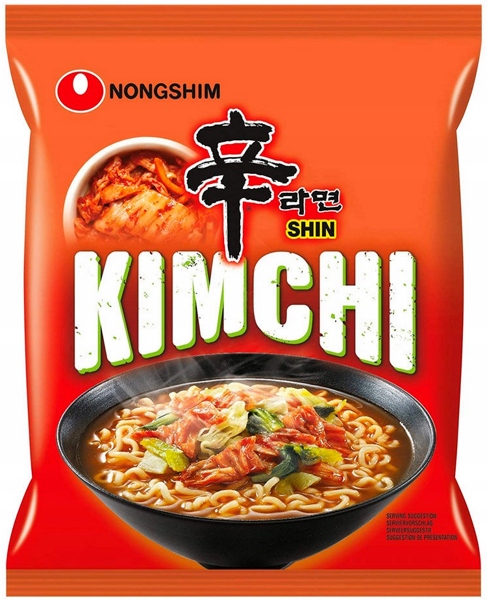 

Zupa makaronowa Kimchi Ramen, ostra 120g Nongshim