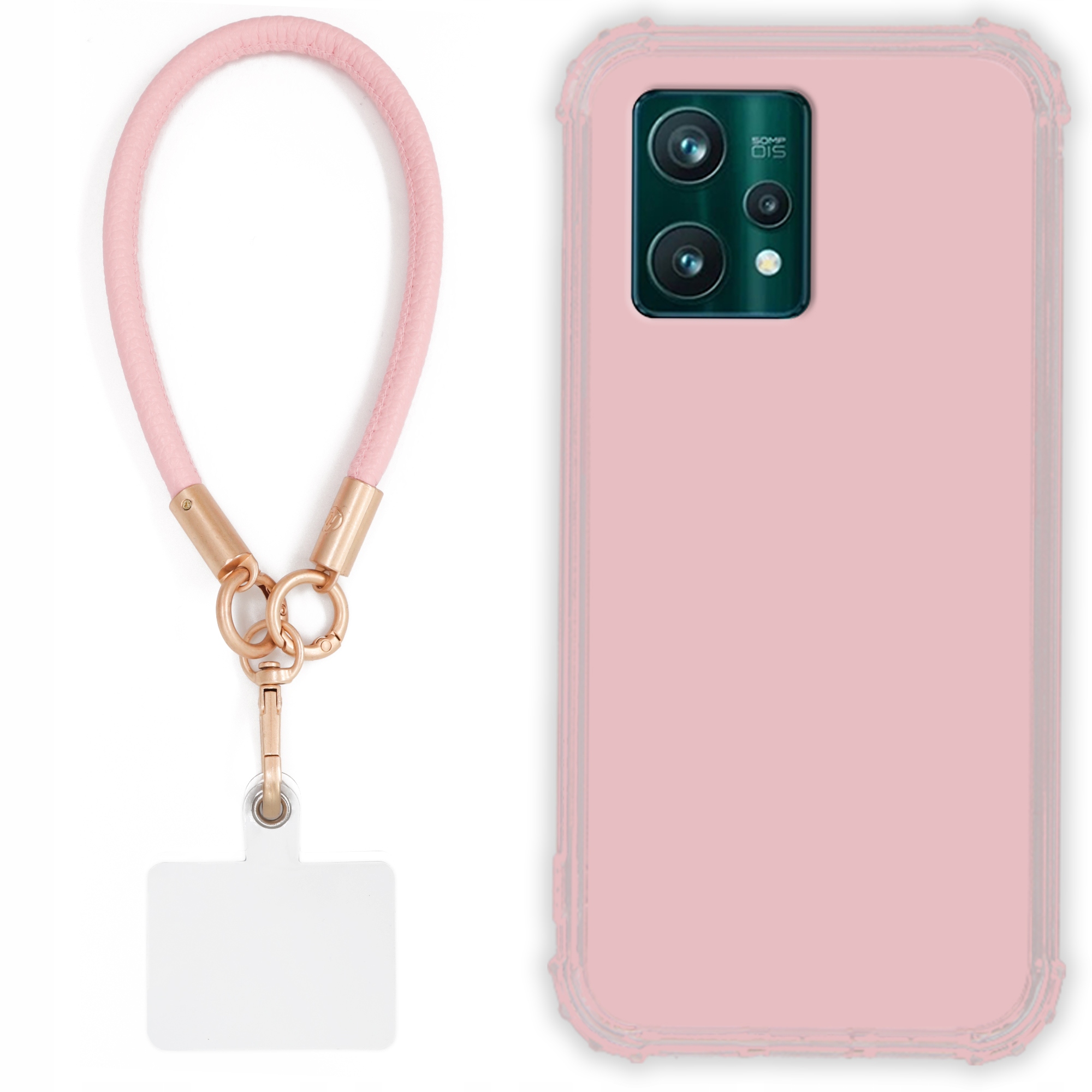 Pouzdro Pro Realme 9 4G Case Antishock Pinky Růžové vodítko Odolné Tpu