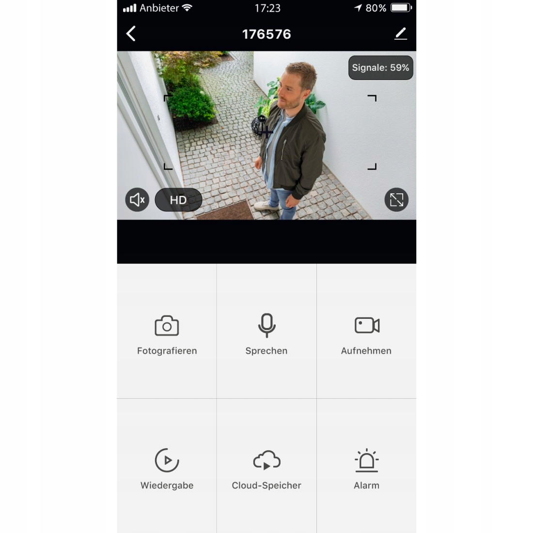 ZEWNĘTRZNA KAMERA IP MONITORING WIFI FULLHD IP65 Funkcje mikrofon Wi-Fi nagrywanie na kartę pamięci głośnik