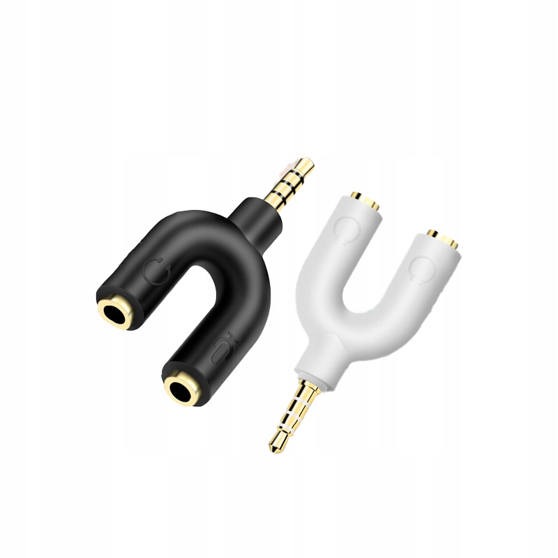 ROZDZIELACZ MINI JACK 3,5MM MIKROFON SŁUCHAWKI AUX Złącza wtyk minijack 3,5 mm - gniazdo minijack 3,5 mm