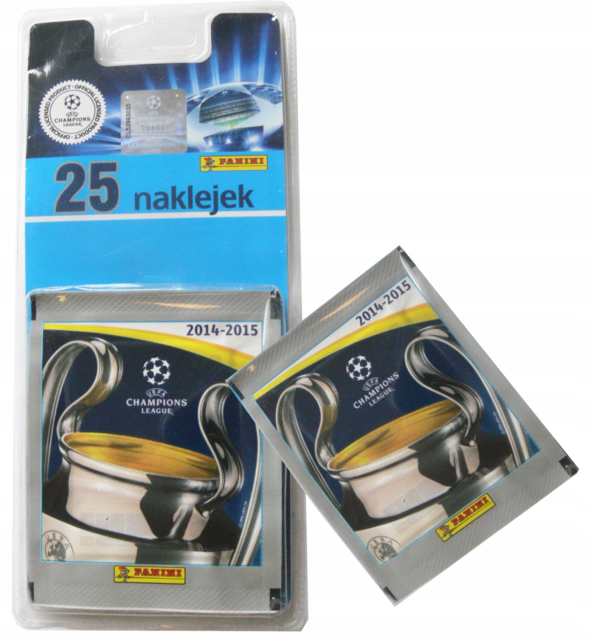 NAKLEJKI DO ALBUMU UEFA 2014-15 BLISTER 25 SZT