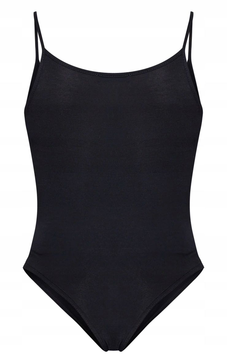 D26 Czarne body basic ramiączka PLT 40 Kolor czarny