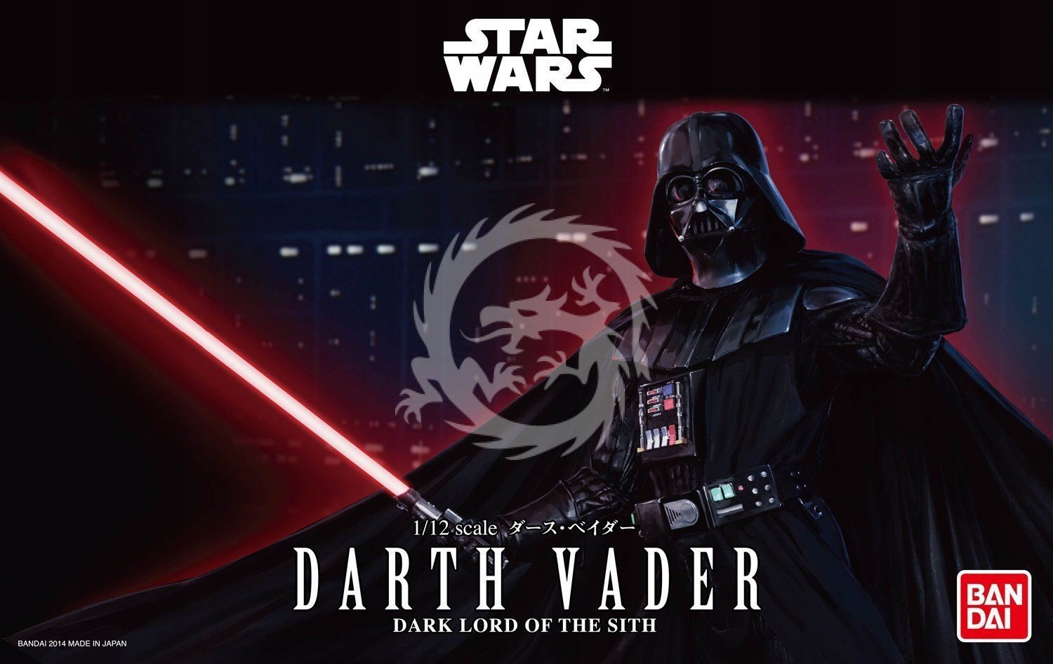Darth Vader Bandai 0191408, měřítko 1/12 Star Wars