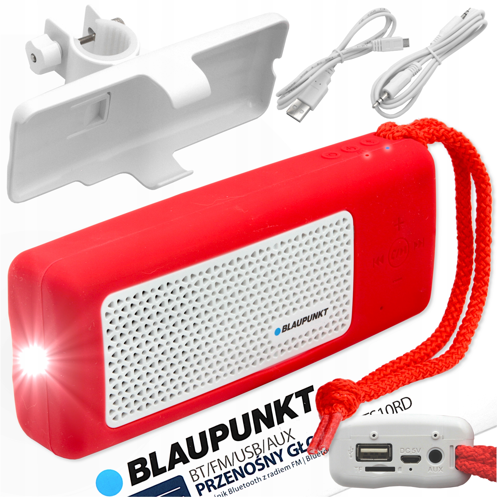 

Głośnik Bezprzewodowy Bluetooth Latarka Powerbank
