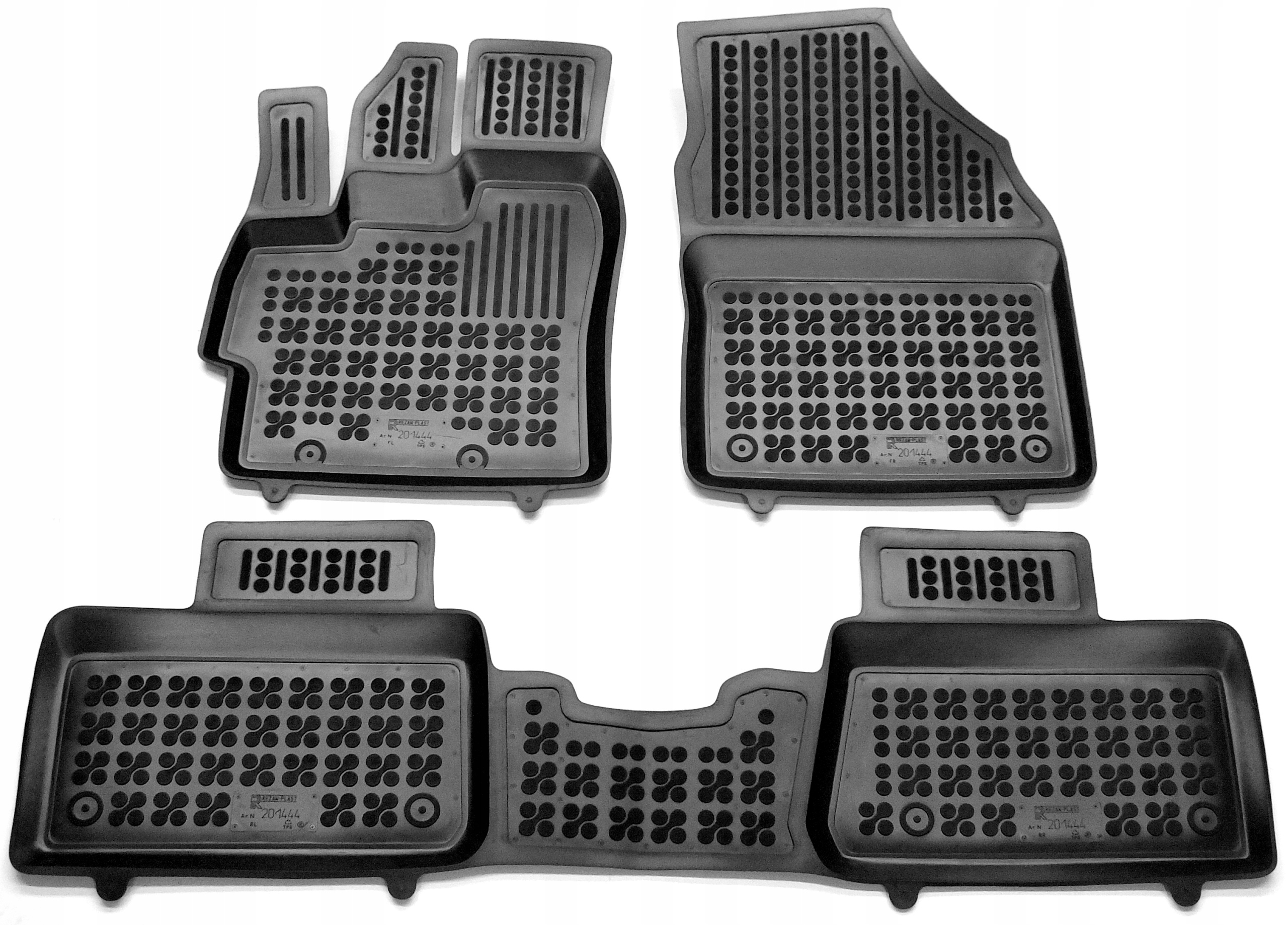 Toyota Aygo X od 2022 dywaniki gumowe korytkowe