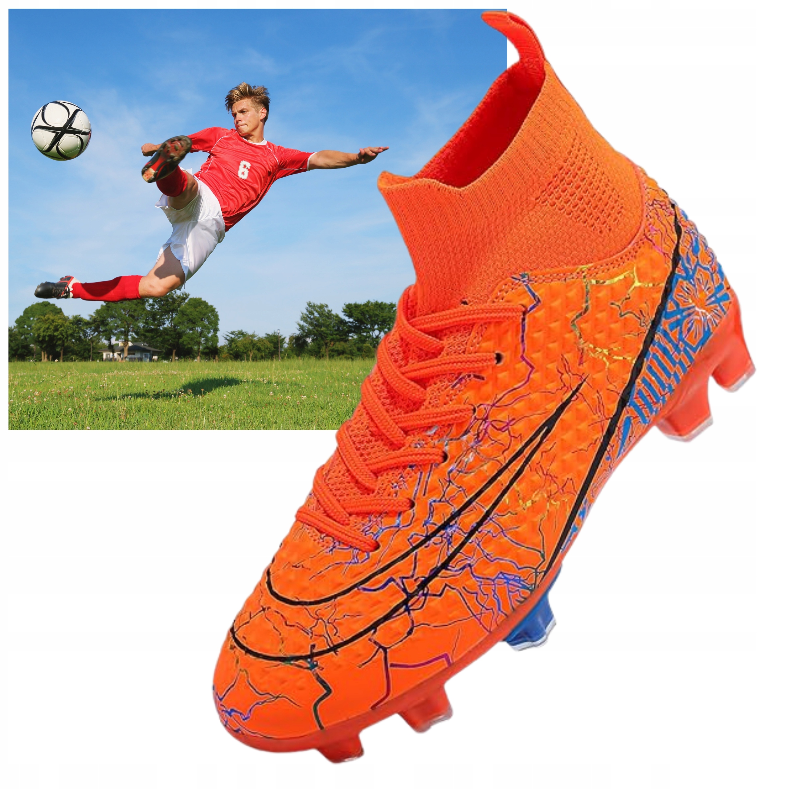 Dětské sportovní tréninkové kopačky na fotbal a lanka