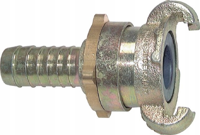 Bezpečnostní spojka s roztečí 42 mm pro hadici 25 mm, pozinkovaná litina/NBR