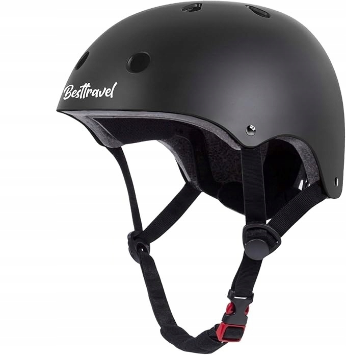Besttravel Kask Rowerowy Rolki Dziecięcy Regulowany S 48-54 cm