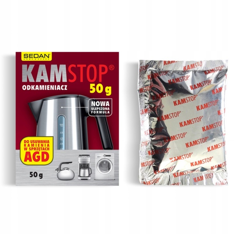 

Odkamieniacz czajnik pralka ekspres 50g Kamstop
