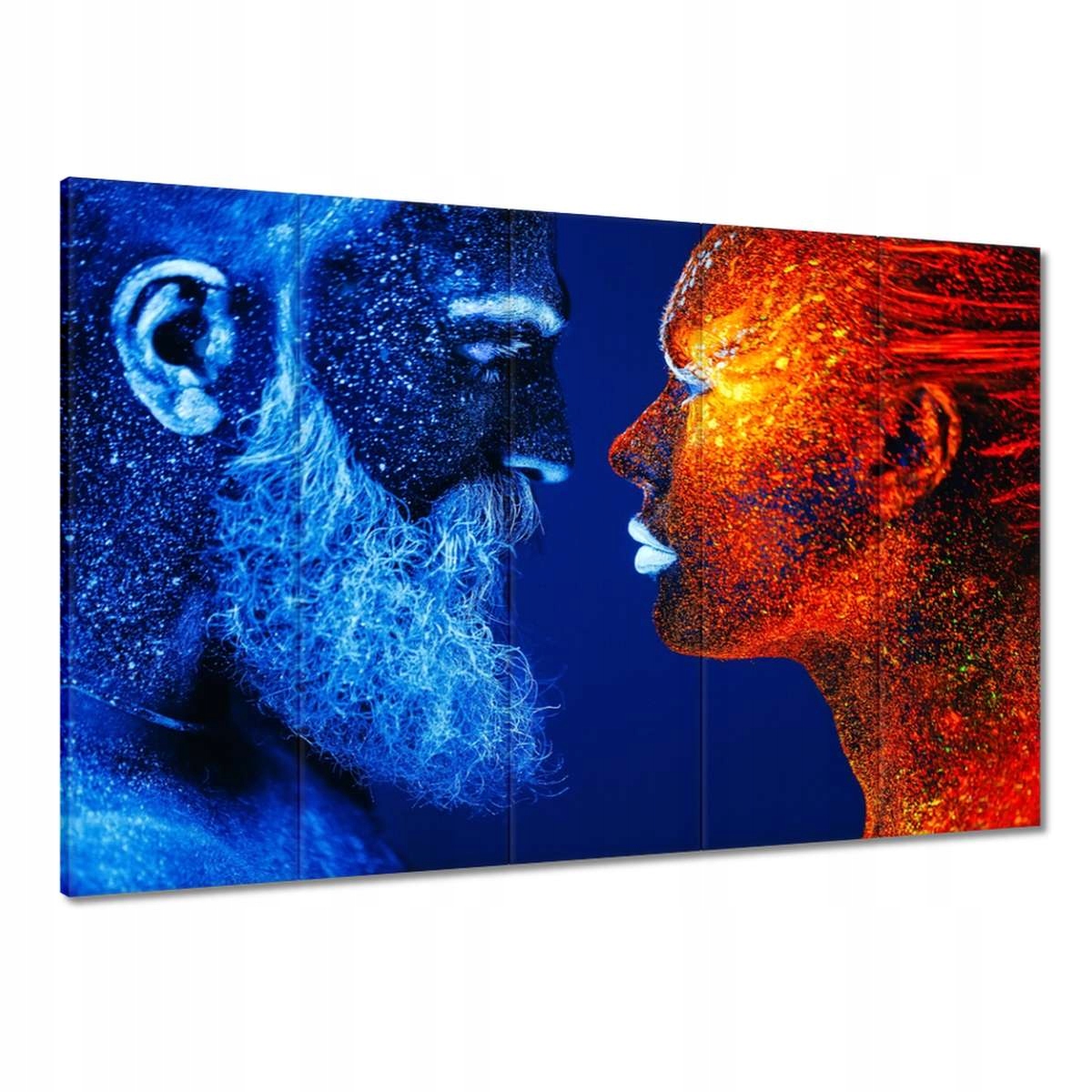 Obrazy 100x70 On je studený Ona je horká