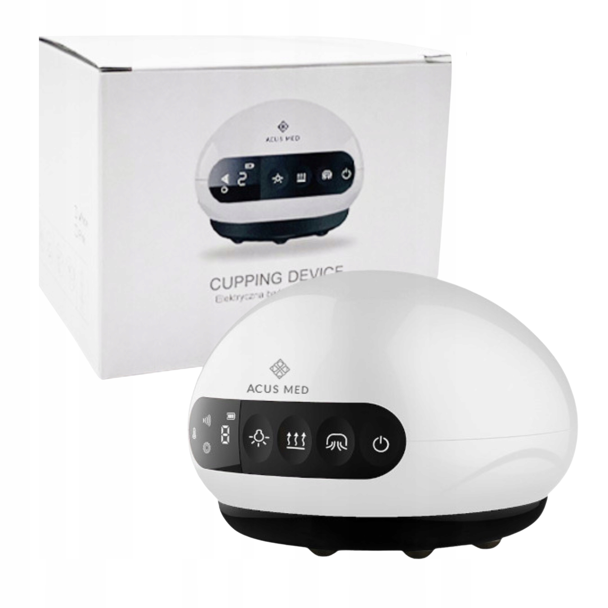 Bańka Chińska Masażer Antycellulit Rozstępy Biała Pl