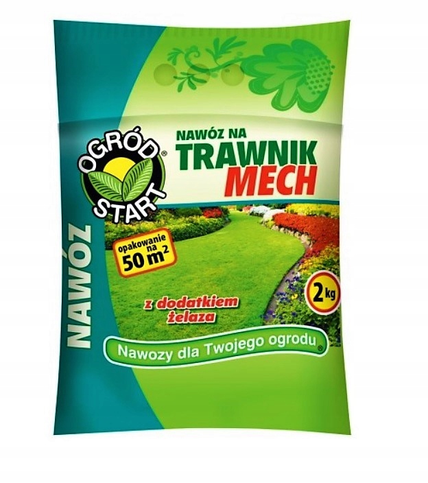 

Nawóz trawnik mech Ogród Start granulat 2 kg