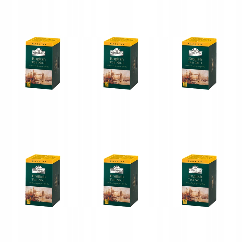 English Tea No.1 Ahmad Tea 20 hliníkových sáčků X6