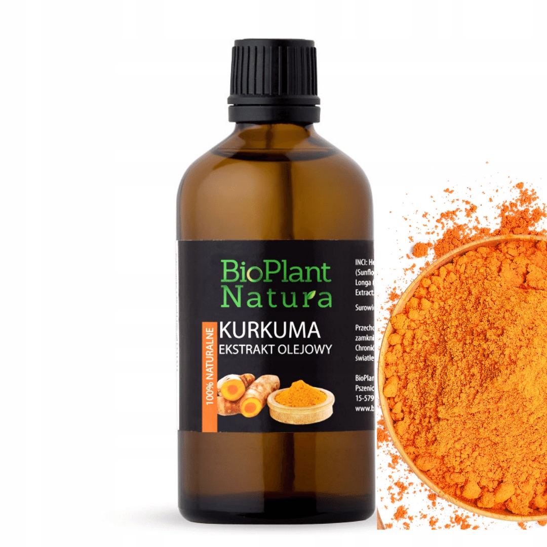 

Ekstrakt Olejowy z kurkumy na trądzik, egezmę 30ml