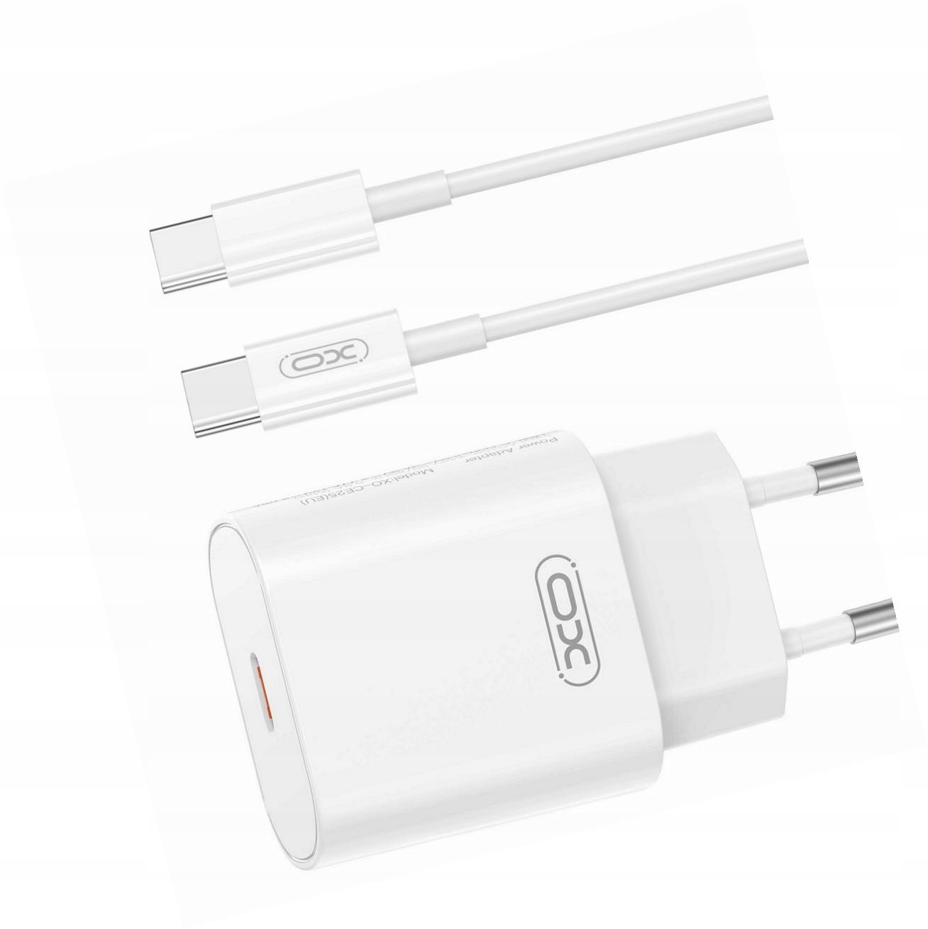 Szybka ładowarka Xo 25W z kablem i wejściem Usb-c do iPhone 17 Pro