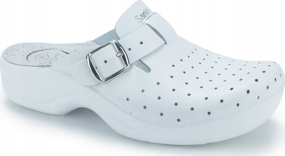 Klapki medyczne SANIFLEX skórzane Rozmiar 35