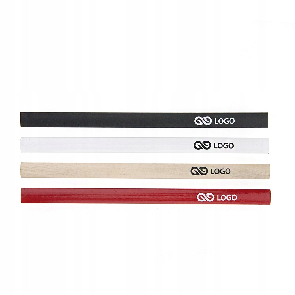 OŁÓWKI REKLAMOWE z nadrukiem Z LOGO ołówki STOLARSKIE 100szt Kod producenta 239