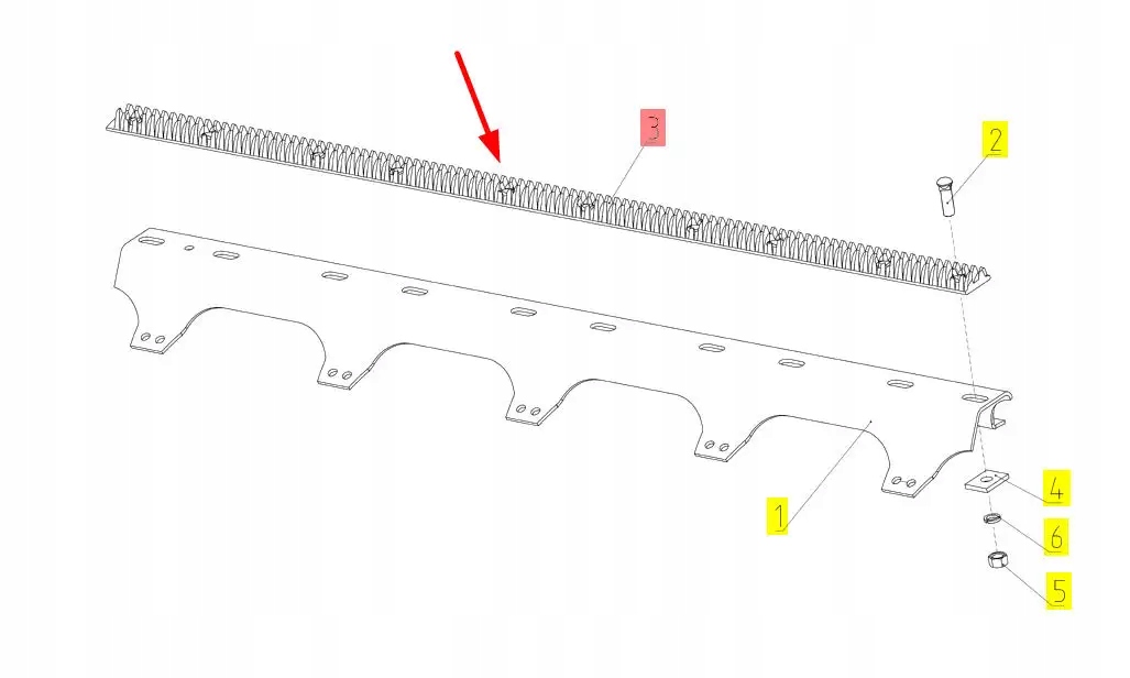 100084426 Cep lewy Producent części Rostselmash