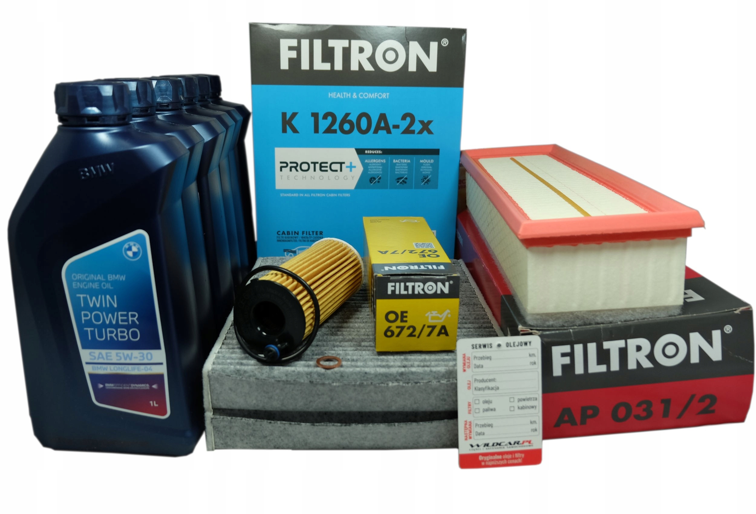 3x filter Olej Bmw 5 F10 F11 518 150 520d 163 190